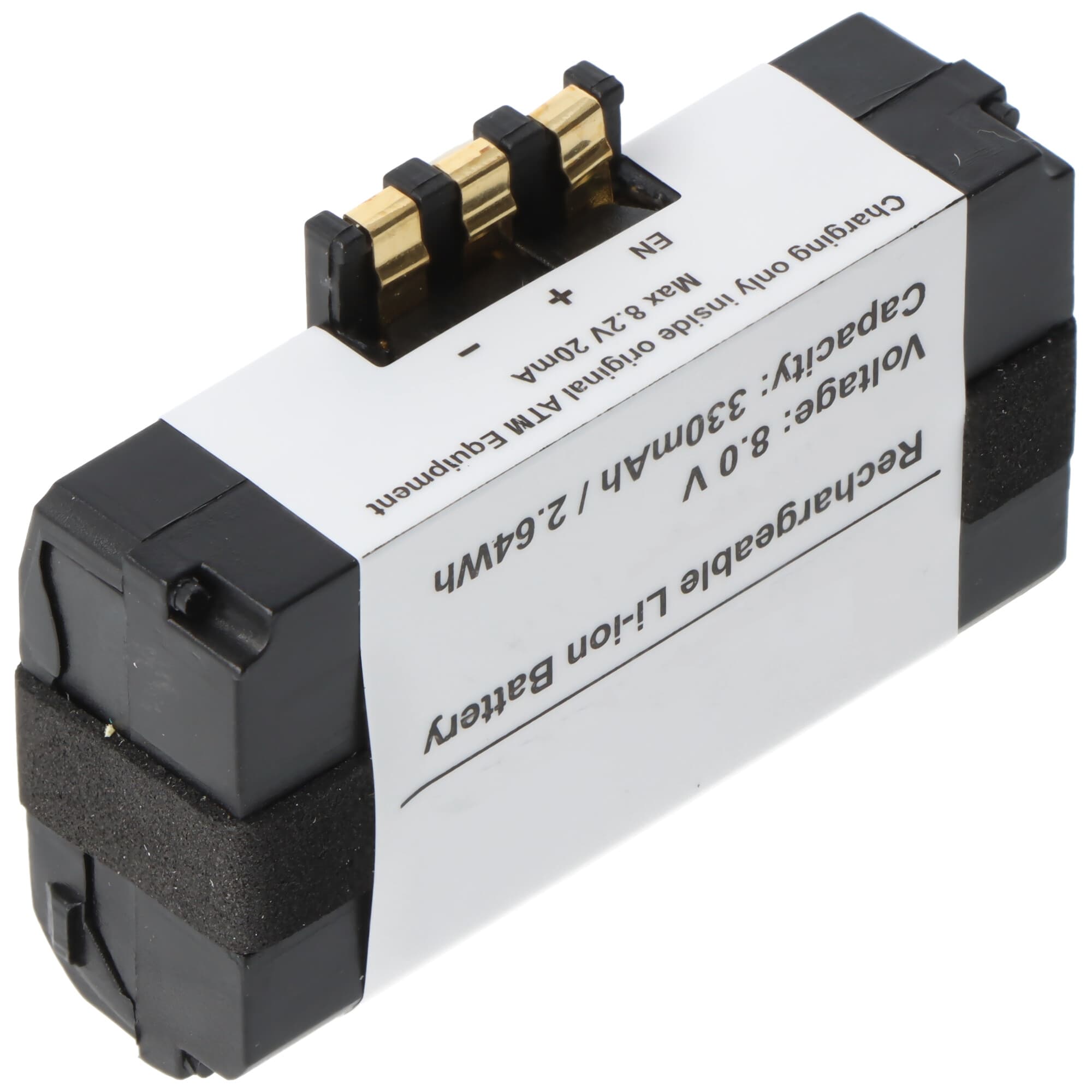 Batterie compatible avec le boîtier télématique des véhicules BMW, remplace les références BMW 84102447710 et 2447710-01, Li-Ion, 8 V, 330 mAh