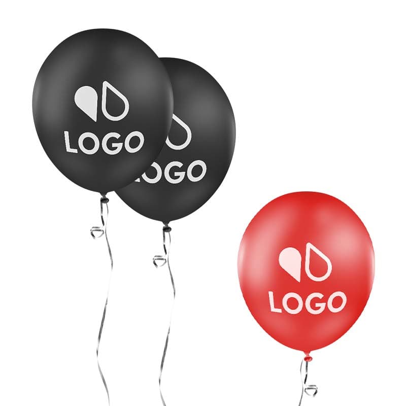 40.00000 Ballons De Baudruche Rouges Personnalisés - 30 cm - Easyflyer